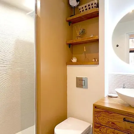 The Ginkgo : Amazing Private Jacuzzi Built In Rock, 20m From The Beach, A/c, Wifi, Patio... アパート コリウール
